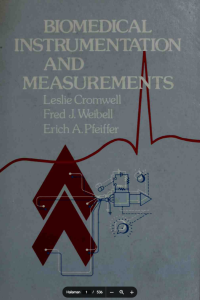BIOMEDICAL INSTRUMENTATION AND MEASUREMENTS